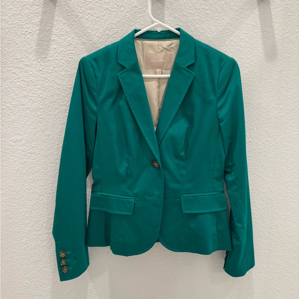 Banana Republic Emerald Green Blazer
